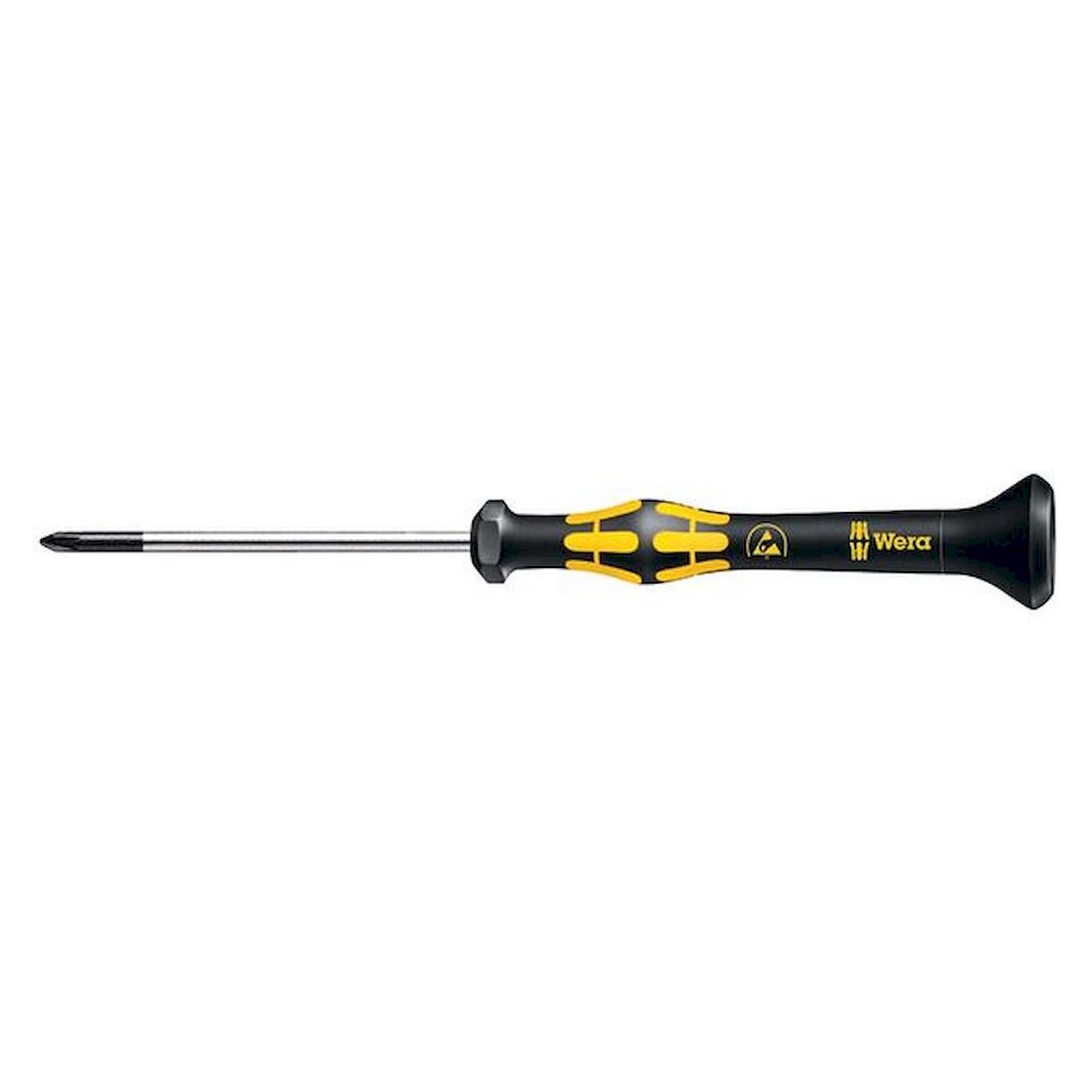 WERA 5030111001. 1550 ESD Micro PH 0 x 60 mm, Kraftform Micro Kreuzschlitz-Schraubendreher