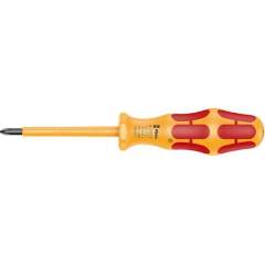 WERA 5051601001. VDE-insulated Kraftform cross-recess screwdriver 1062 i, PH 1 x 80 mm