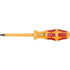 WERA 5051603001. VDE-insulated Kraftform cross-recess screwdriver 1062 i, PH 2 x 100 mm