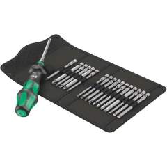 WERA 5057482001. Screwdriver set Kraftform Kompakt Turbo 1, 19 pieces