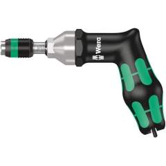 WERA 5074702001. Torque screwdriver Kraftform pistol grip 7442, (3.0-6.0 Nm) adjustable, with Rapidator quick-change chuck