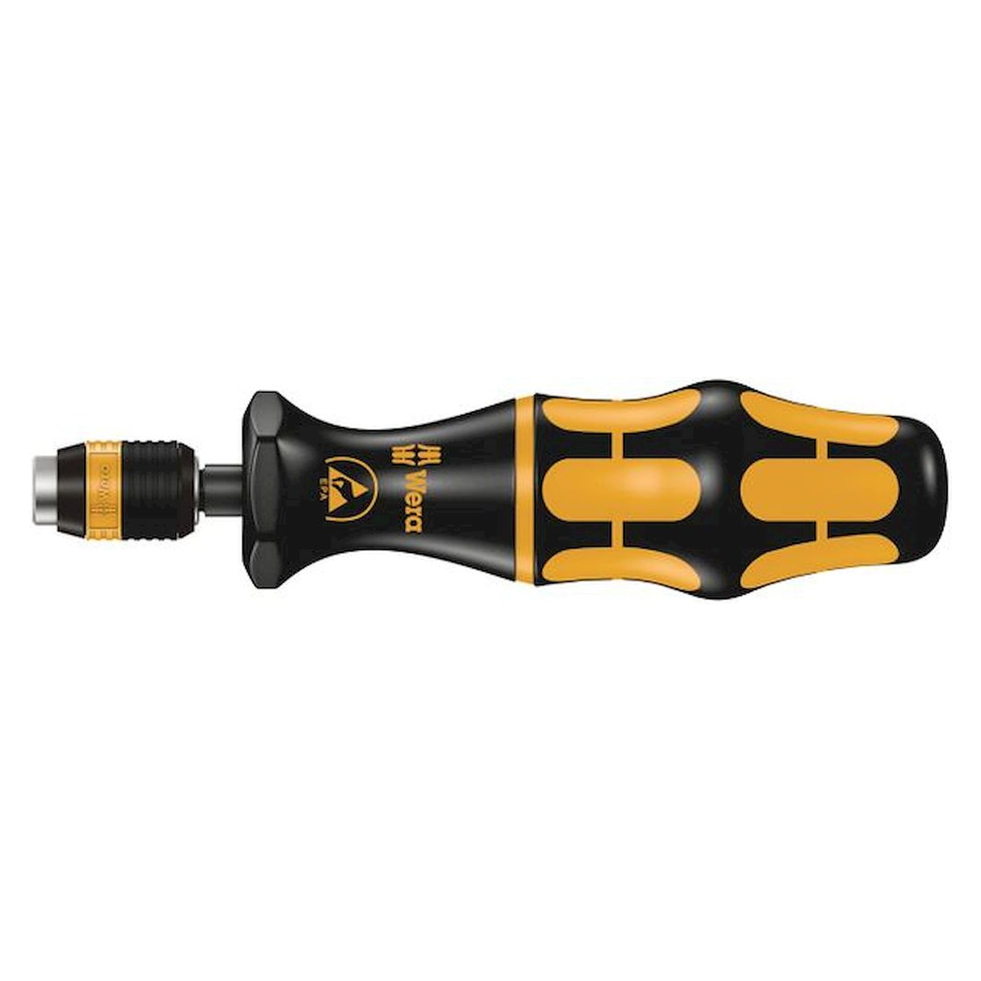 WERA 5074820010. ESD torque screwdriver Kraftform 7450, (0.1-1.2 Nm) adjustable, with Rapidaptor quick-change chuck