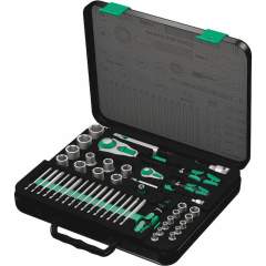 WERA 5160785001. Speed ratchet set, 43 pieces 8100 SA/SC 2 Zyklop Speed ratchet set