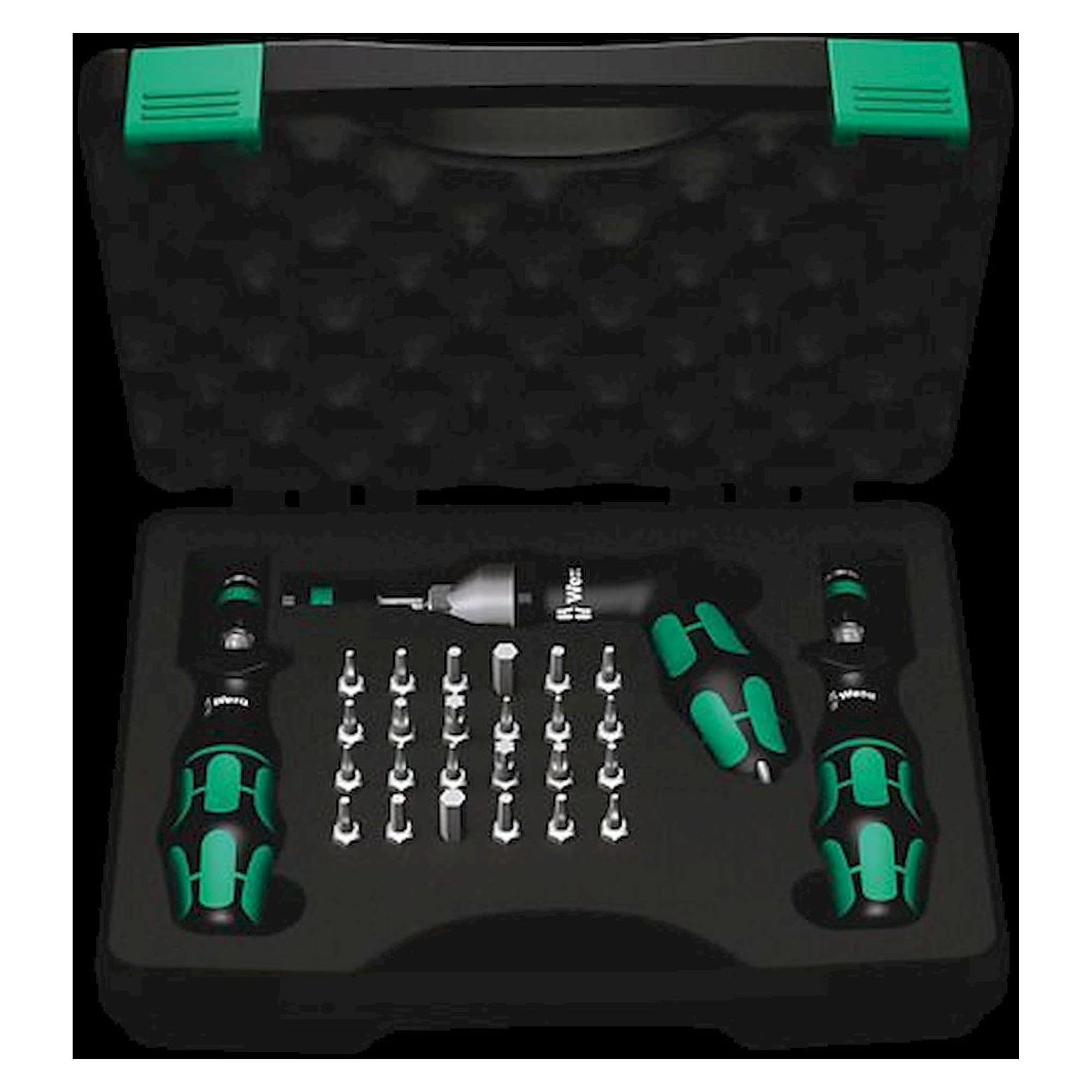 WERA 5074739001. 7440/41/42 Kraftform torque screwdriver set 0.3-6.0 Nm, 27 pieces