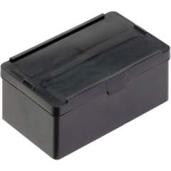 WEZ 1004154. ESD hinge box FTB MC, black, 136x87x55mm