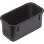 WEZ 1004164. ESD insert container VB MC H70, 160x87x70mm, black