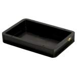 WEZ 1004258. ESD container, black, 300x200x53 mm