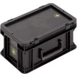 WEZ 1004268. ESD-BLACKLINE case 300x200x154 mm