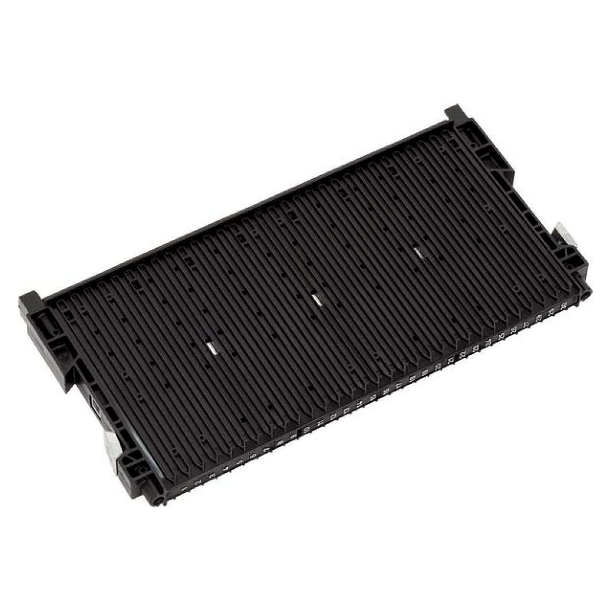 WEZ 1004299. ESD slotted wall 400, 355x22/32x180mm, with floor stop type 032, reinforced, black