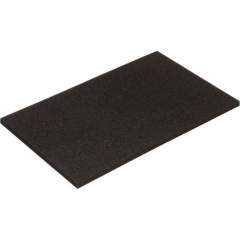 WEZ 1004325. ESD foam BL, flat, 558x358x15mm, for cover 600x400mm, black