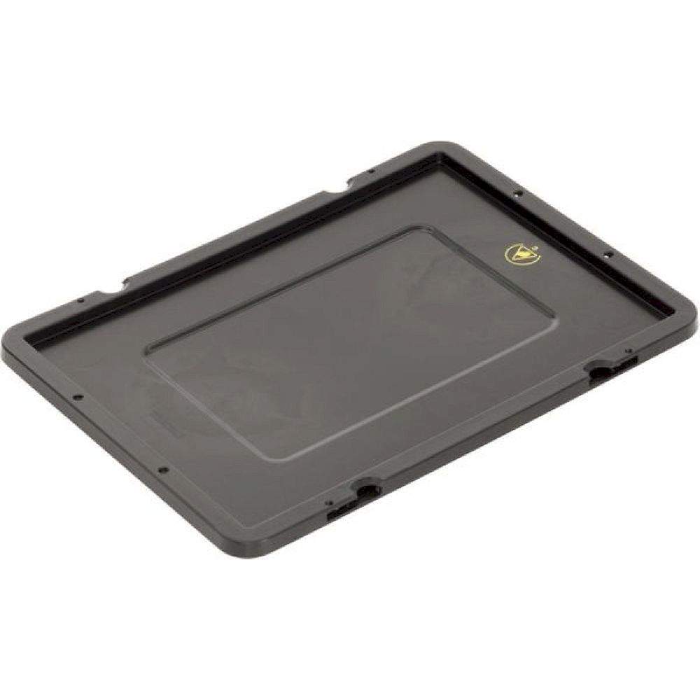 WEZ 1004330. ESD support lid BL, black, 400x300mm