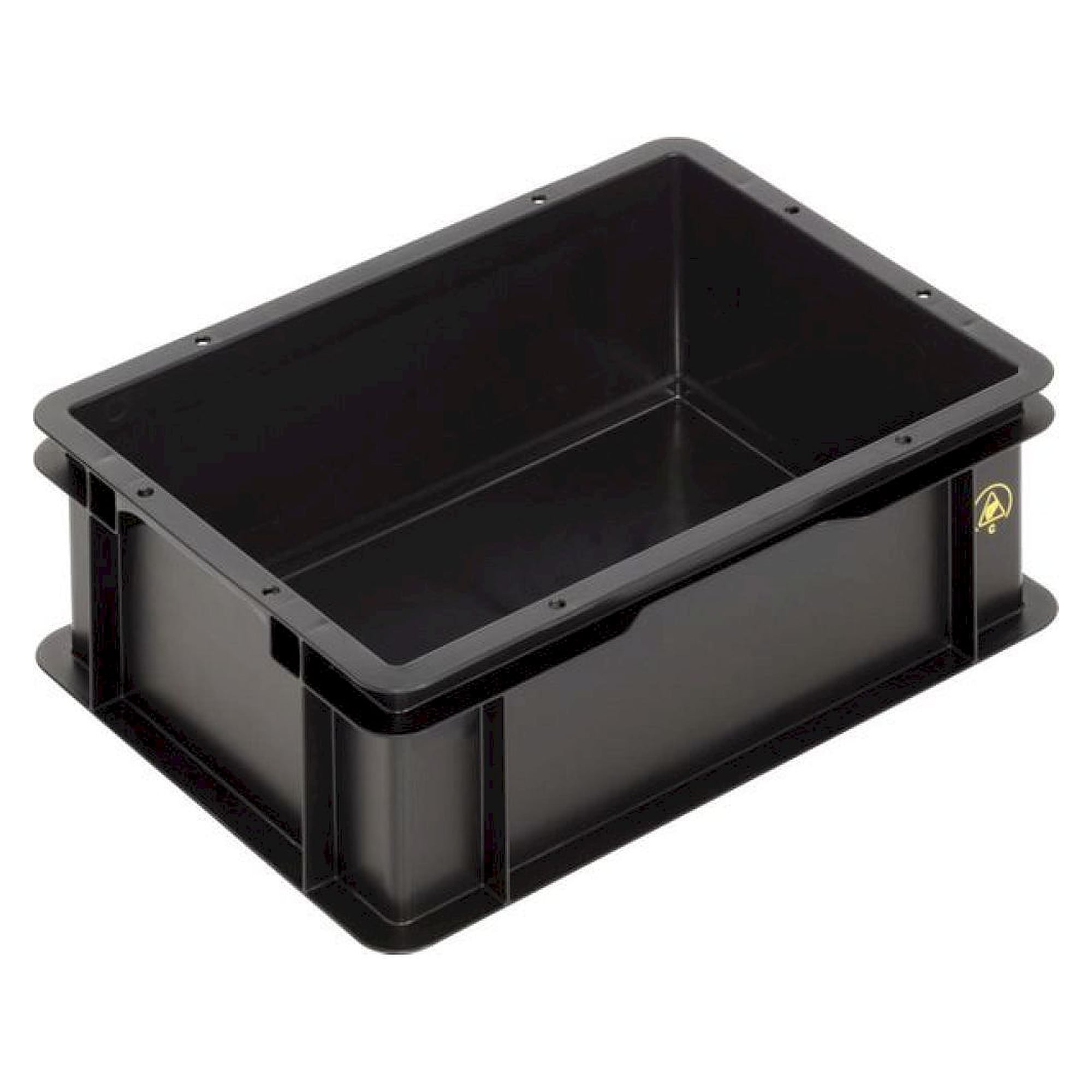 WEZ 1004371. ESD container 400x300x145 mm, light