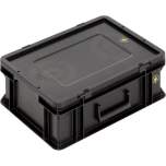 WEZ 1004381. ESD Case BL, black, 400x300x154mm