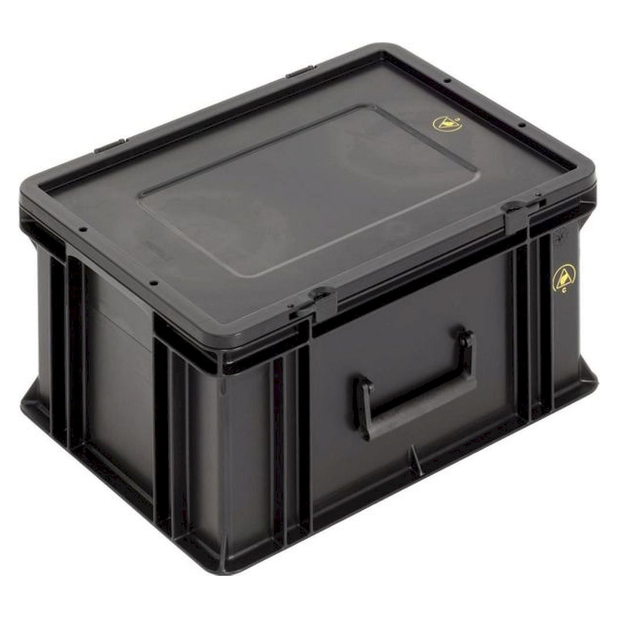 WEZ 1004398. ESD Case BL, black, 400x300x221mm