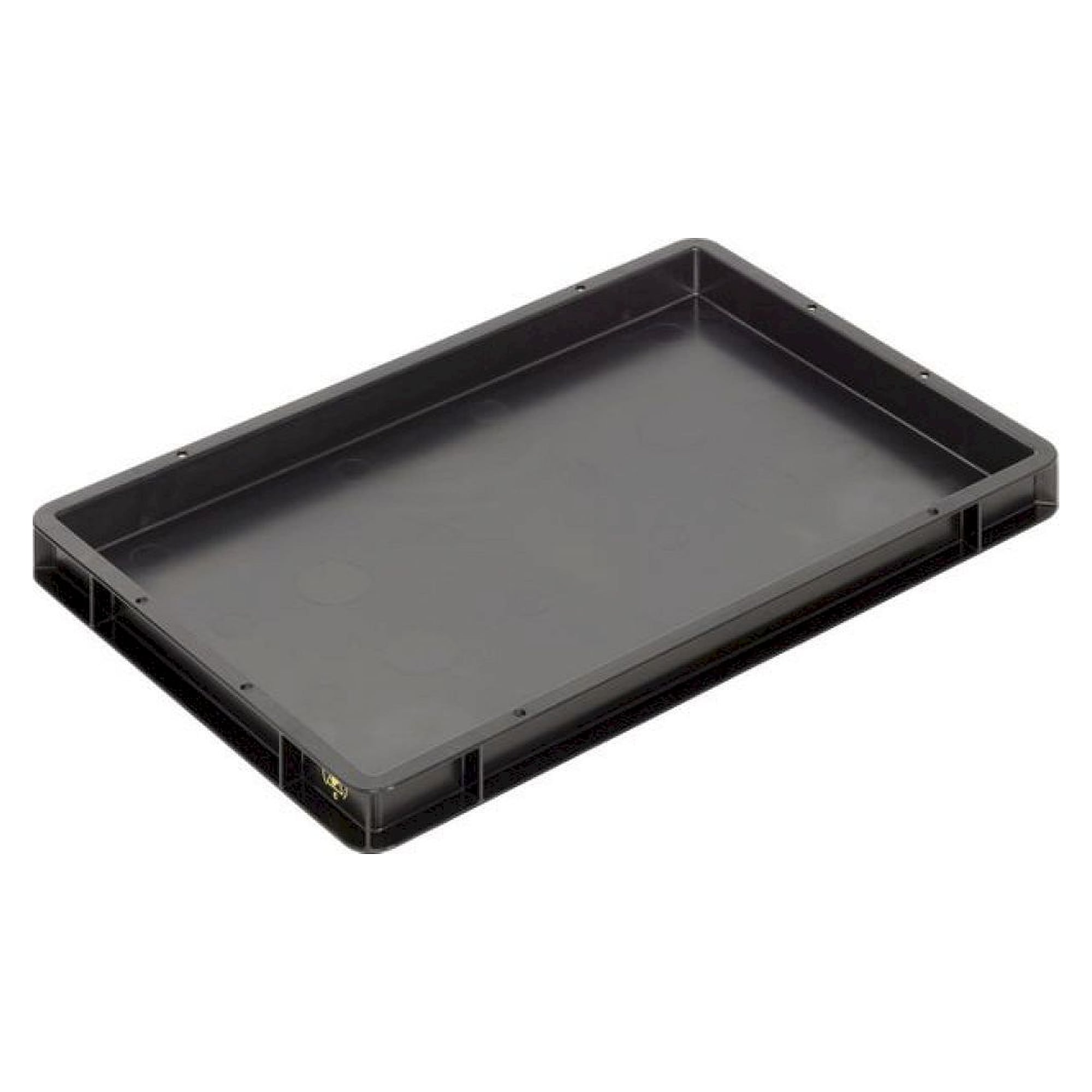 WEZ 1004458. ESD container BL, black, 600x400x56mm