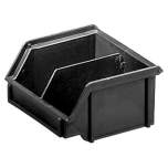 WEZ 1007120. ESD open fronted storage bin with division, 95x100x50 mm