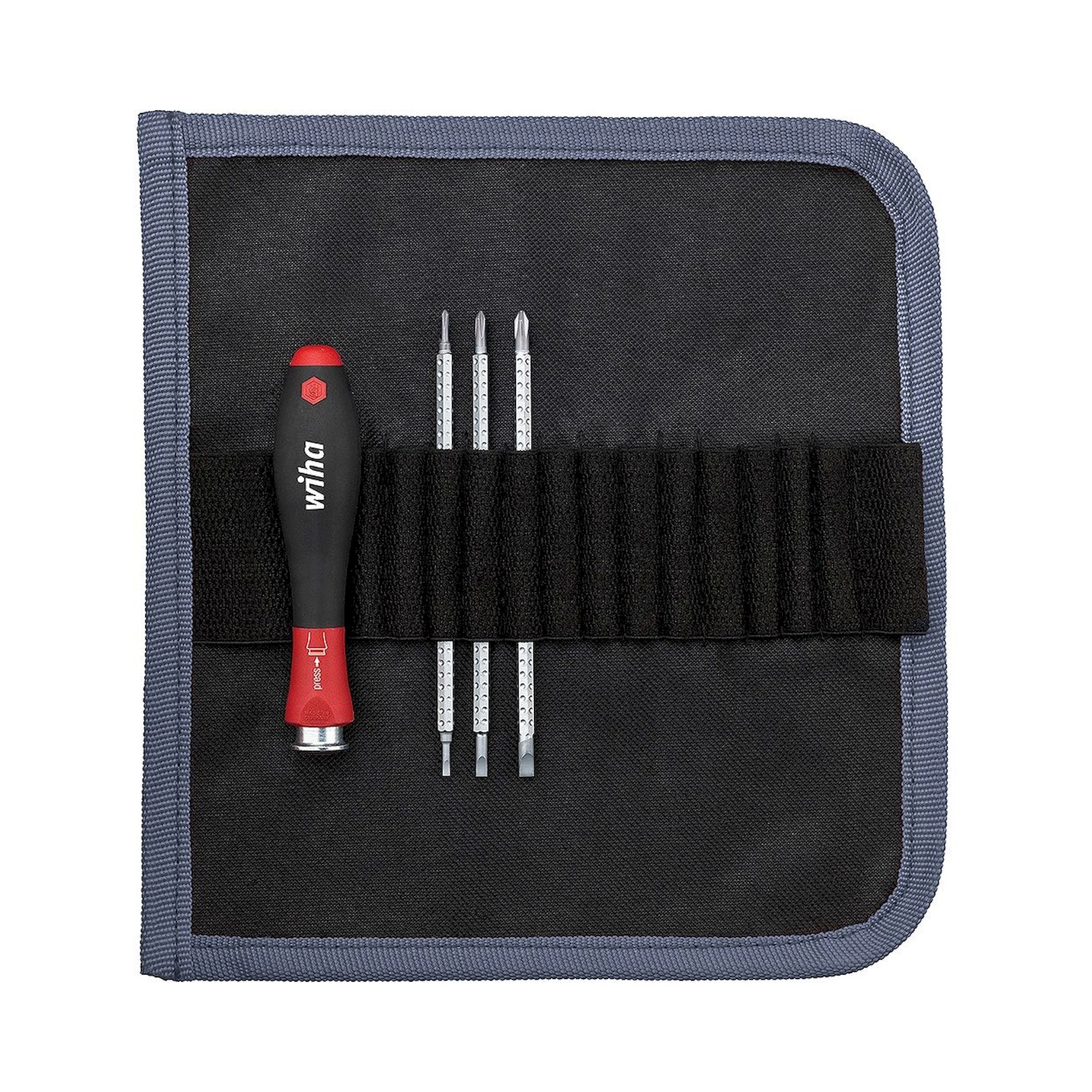 Wiha 00613. Schraubendreher mit Wechselklingen Set System 4