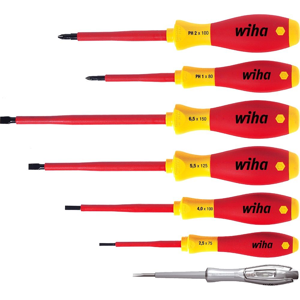 Wiha 00834. Schraubendreher Set SoftFinish® electric