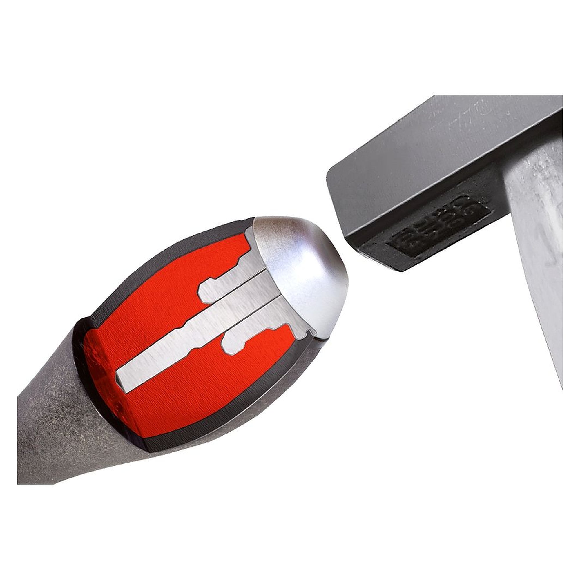 Schraubendreher SoftFinish Schlitz 530, 5,5 x 100 mm mit Sechskantklinge und Stahlkappe - Wiha 03225