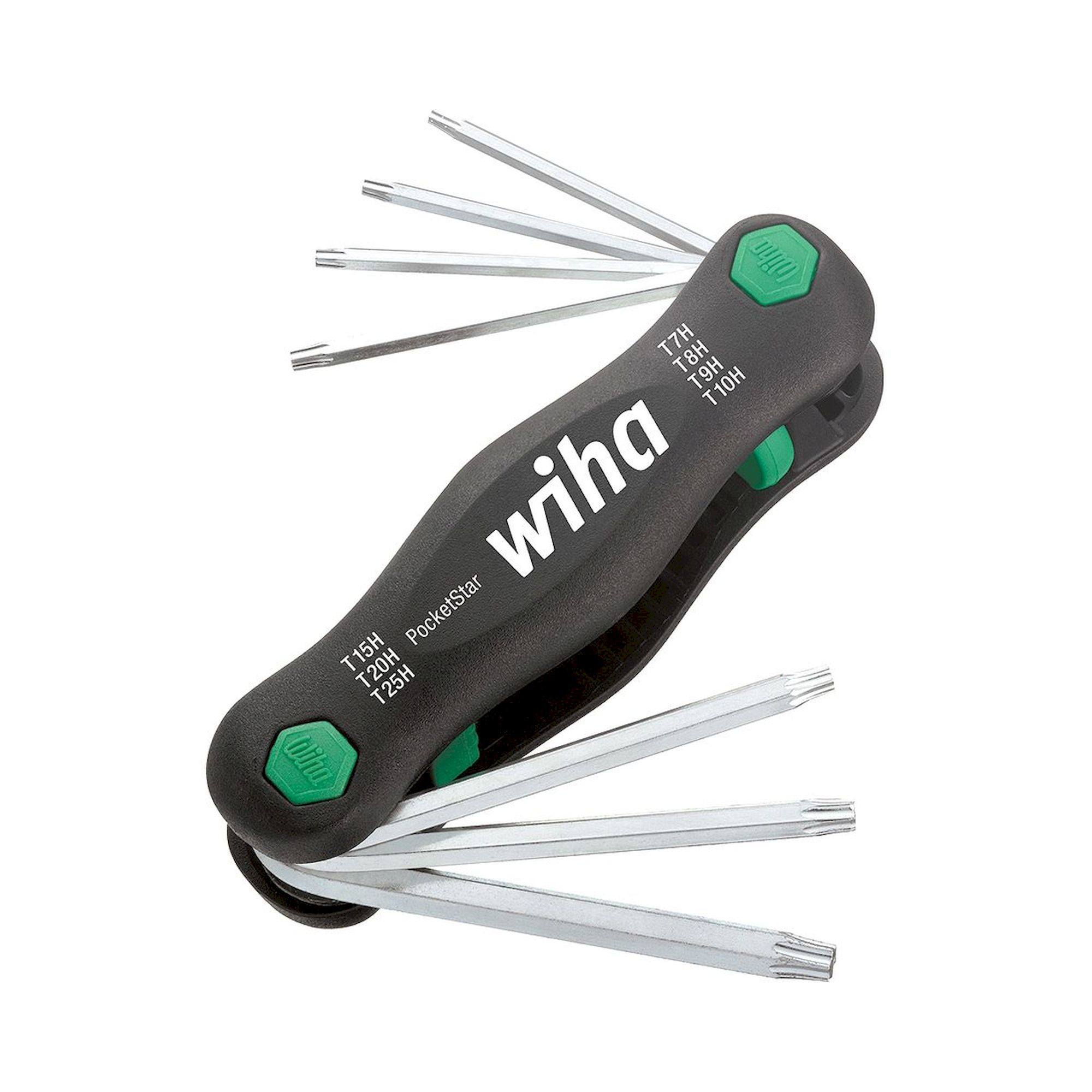 Wiha Multitool PocketStar Torx Tamper Resistant ( with hole) 7-pcs. (25128)