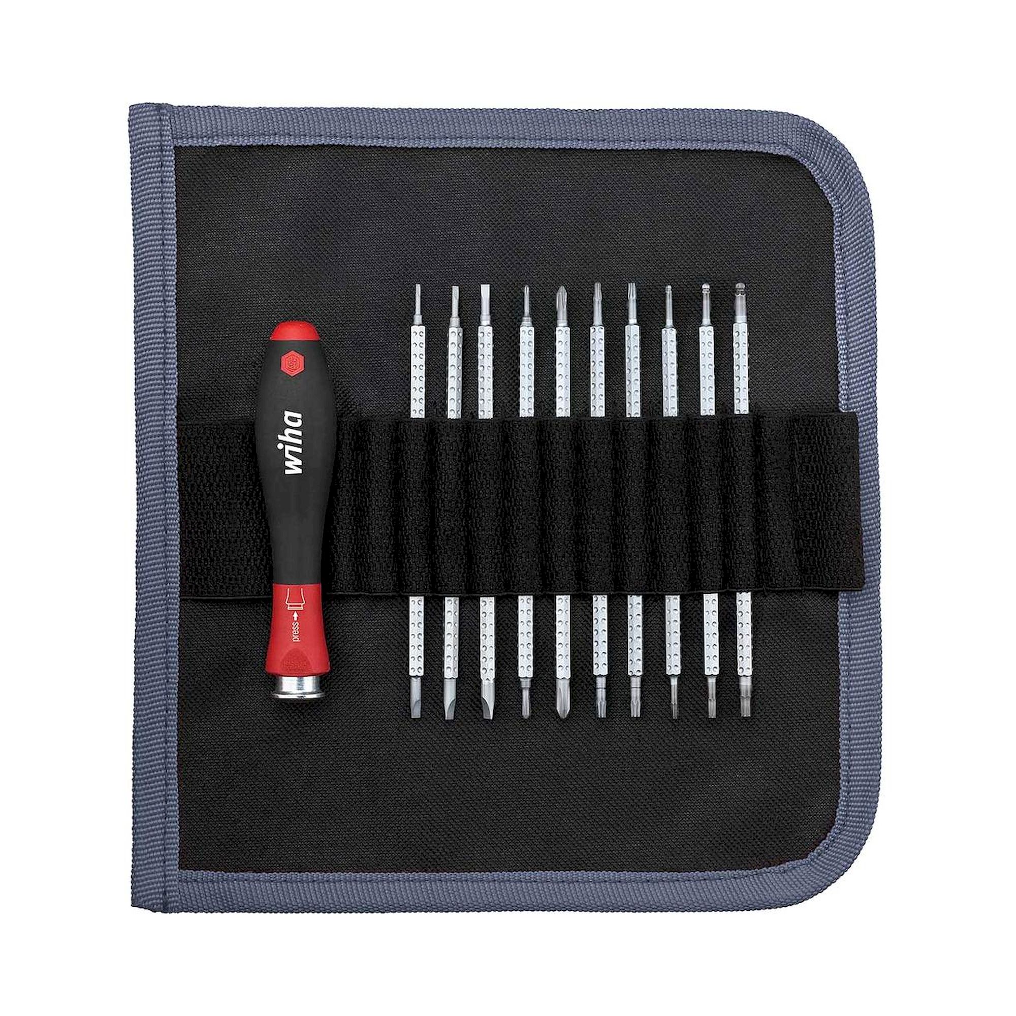 Wiha 27820. Schraubendreher mit Wechselklingen Set System 4