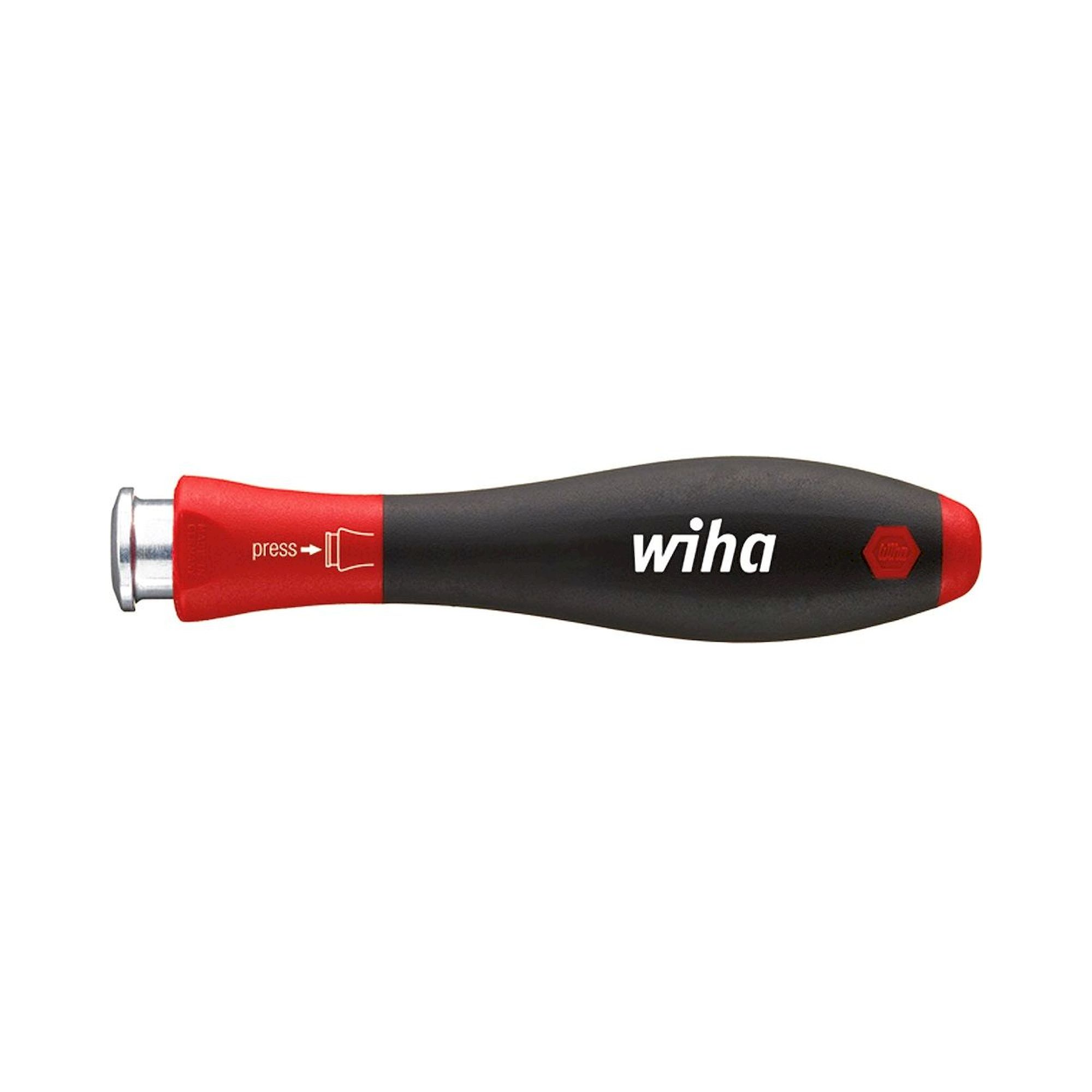 Wiha Screwdriver handle SoftFinish-telescopic for System 4 interchangeable blade (30373)