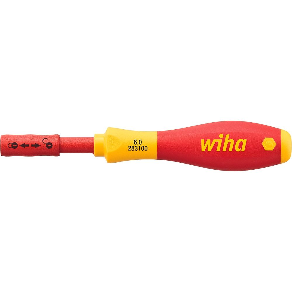 Wiha 34577. Schraubendreher mit Bithalter SoftFinish® electric slimVario, 6 : 30 : 50 : 160 : 13