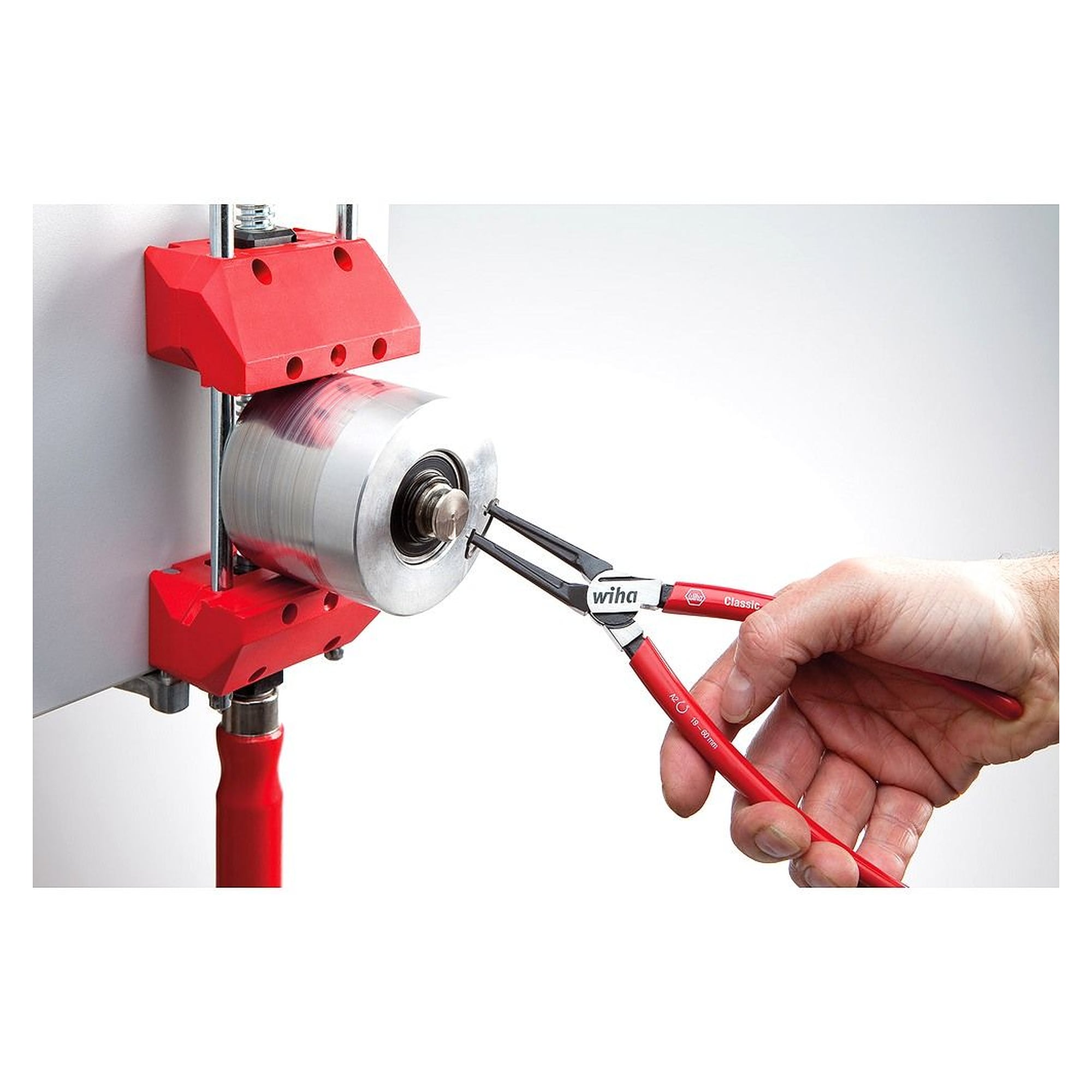 Sicherungsringzange Classic MagicTips® Innenringe gerade J 0, 140 mm - Wiha 34688