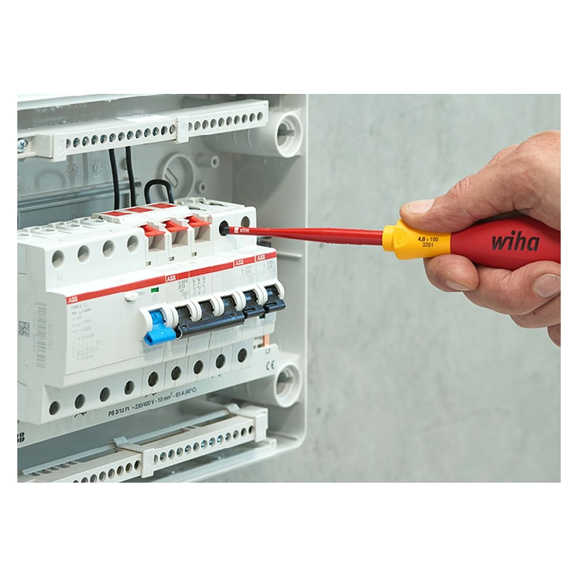 Schraubendreher SoftFinish electric slimFix Schlitz 4,5 x 125 mm, VDE - Wiha 35501