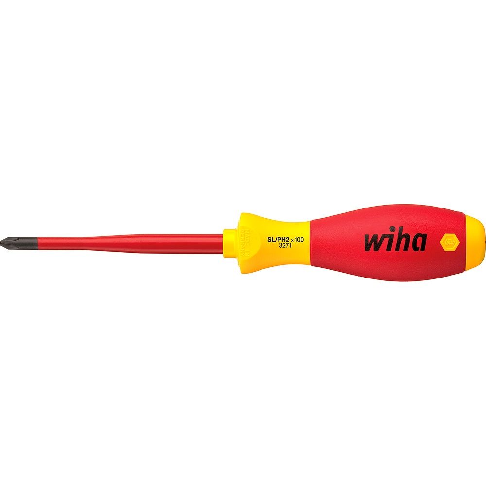 Wiha 35502. Schraubendreher SoftFinish® electric slimFix electric, SL/PH1 : 80 : 191 : 30