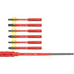 set 0,8-5,0 TorqueVario-S folding Wiha mixed, Nm screwdriver electric variably limit, bag (36791) adjustable 19 incl. pcs. Torque torque