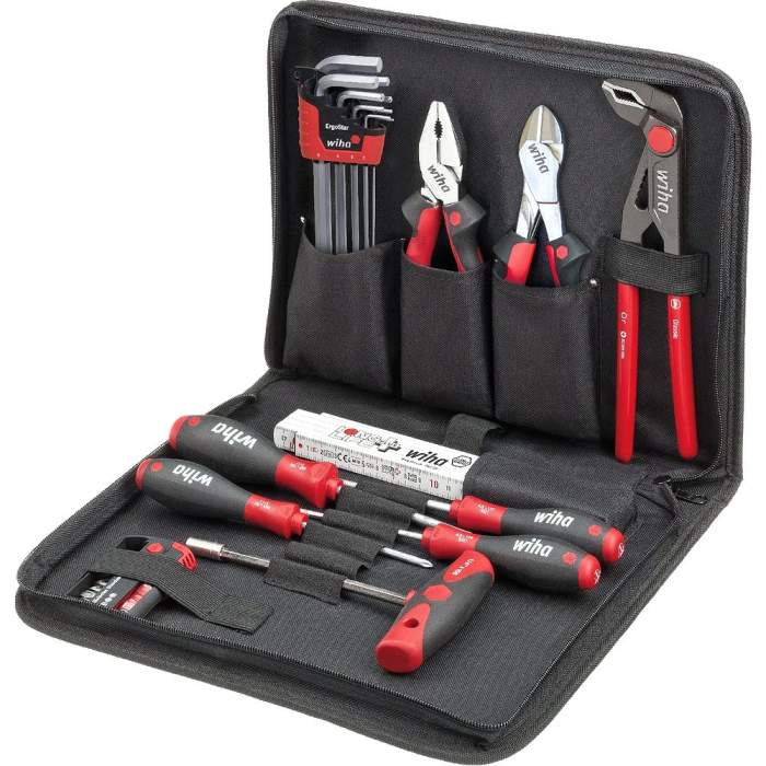 Buy Wiha Tool set mechanic Mixed, 34-pcs. incl. tool pouch (36390):...