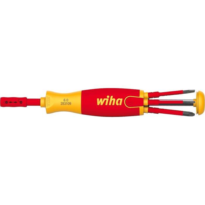 Buy Wiha Screwdriver with bit magazine LiftUp electric Torx with 6