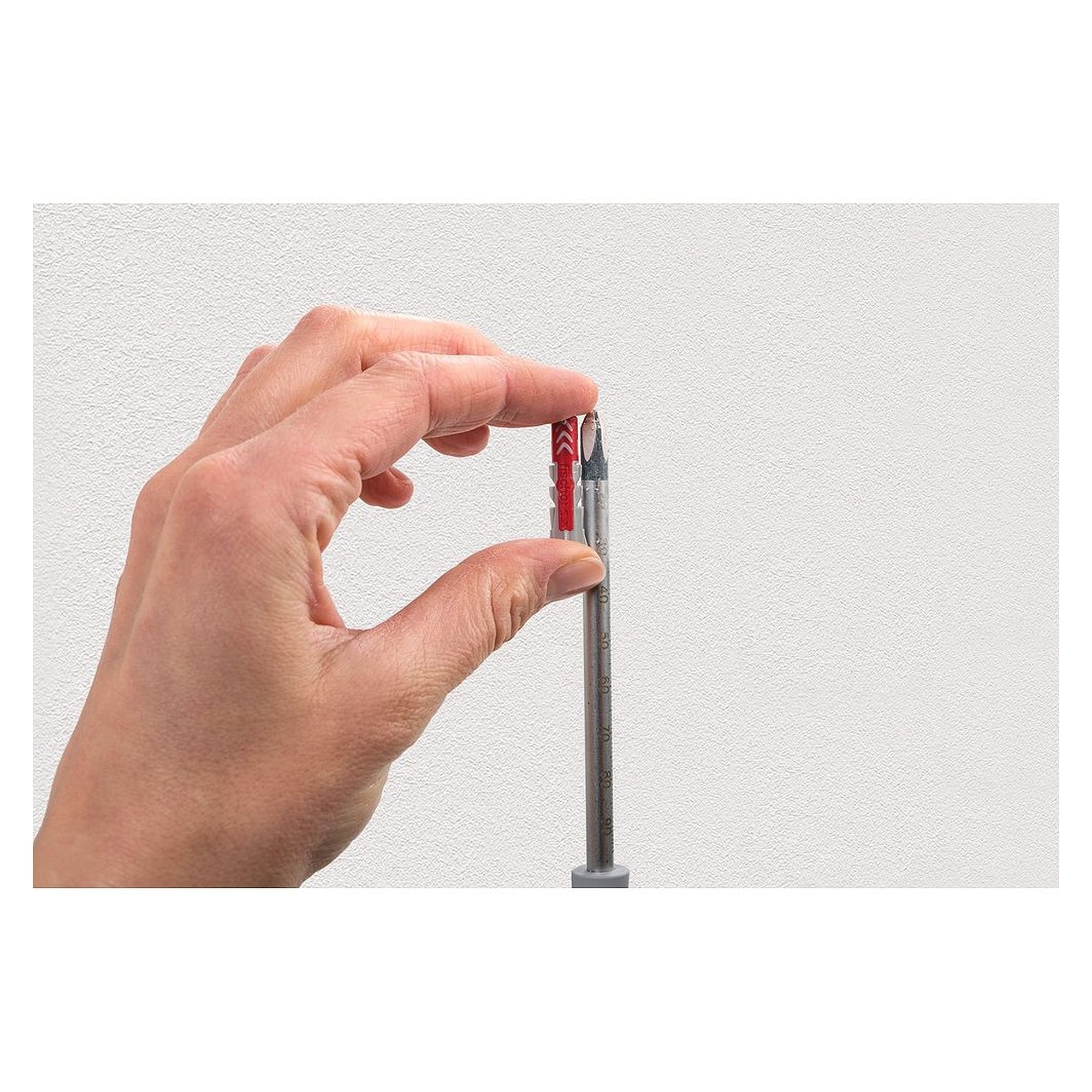 Dübellochschläger Set SoftFinish® 6 mm, 4 Dübel, galvanische Trennung - Wiha 41289