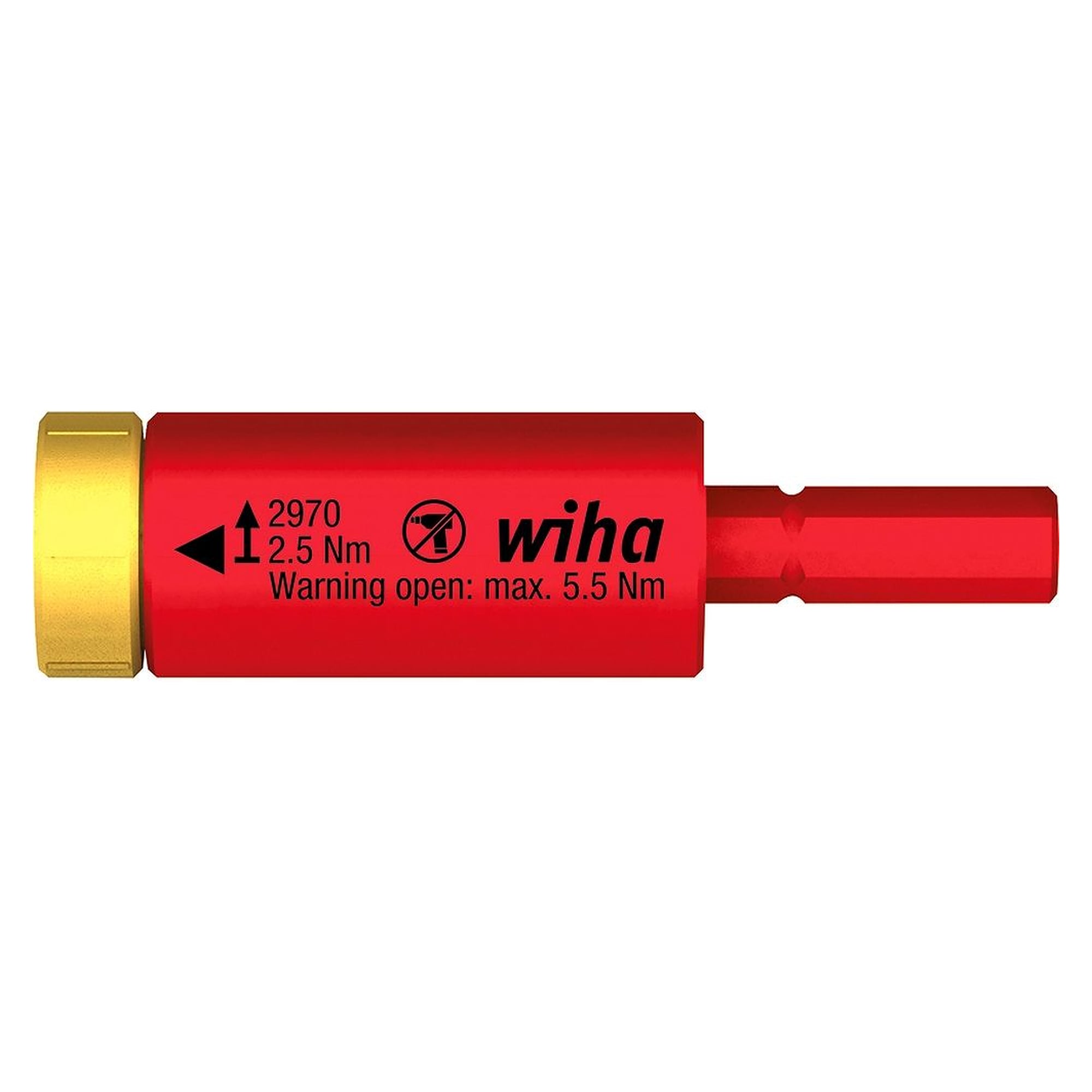easyTorque Adapter electric 2,5 Nm für slimBits und slimVario® - Wiha 41343