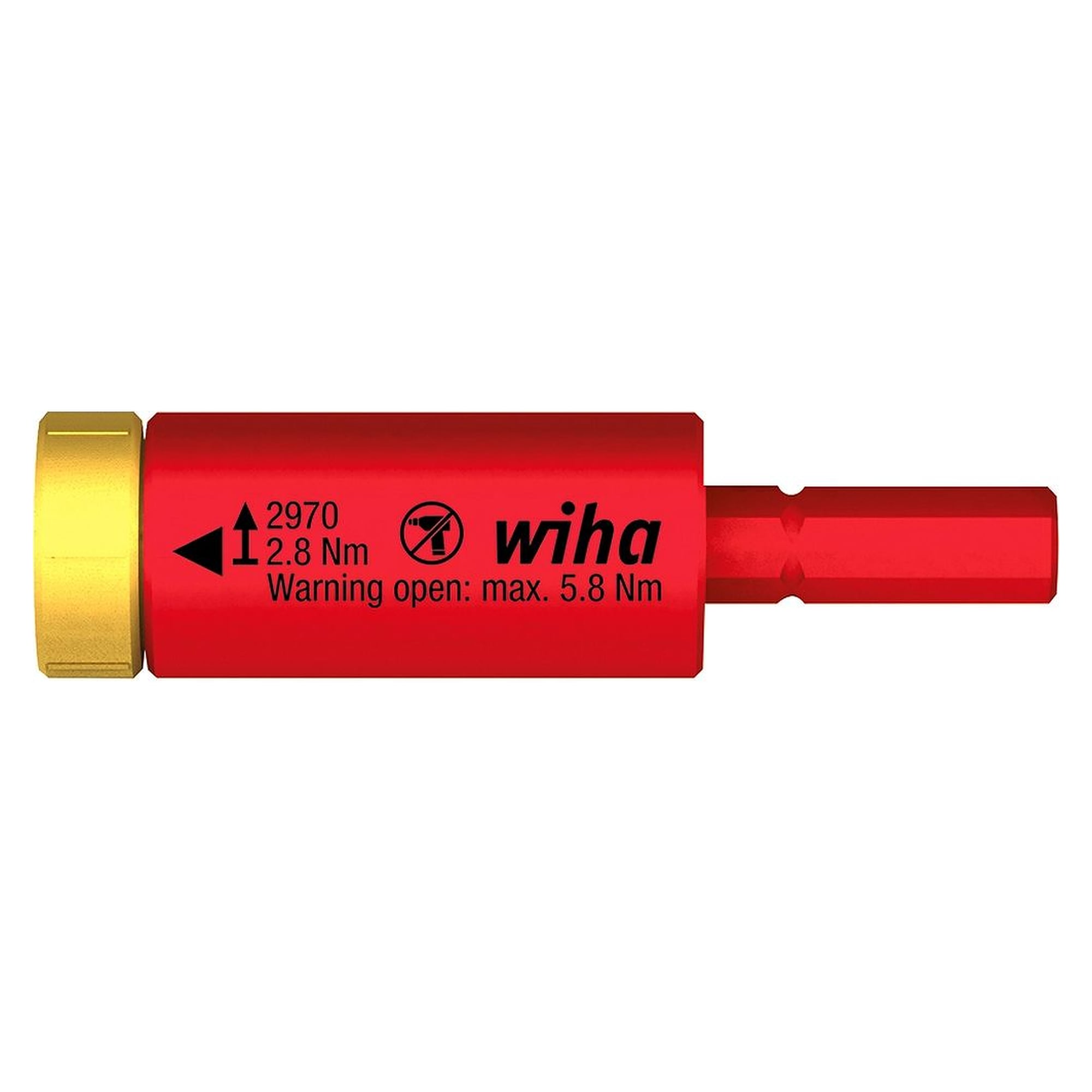 easyTorque Adapter electric 2.8 Nm for slimBits and slimVario® - Wiha 41344