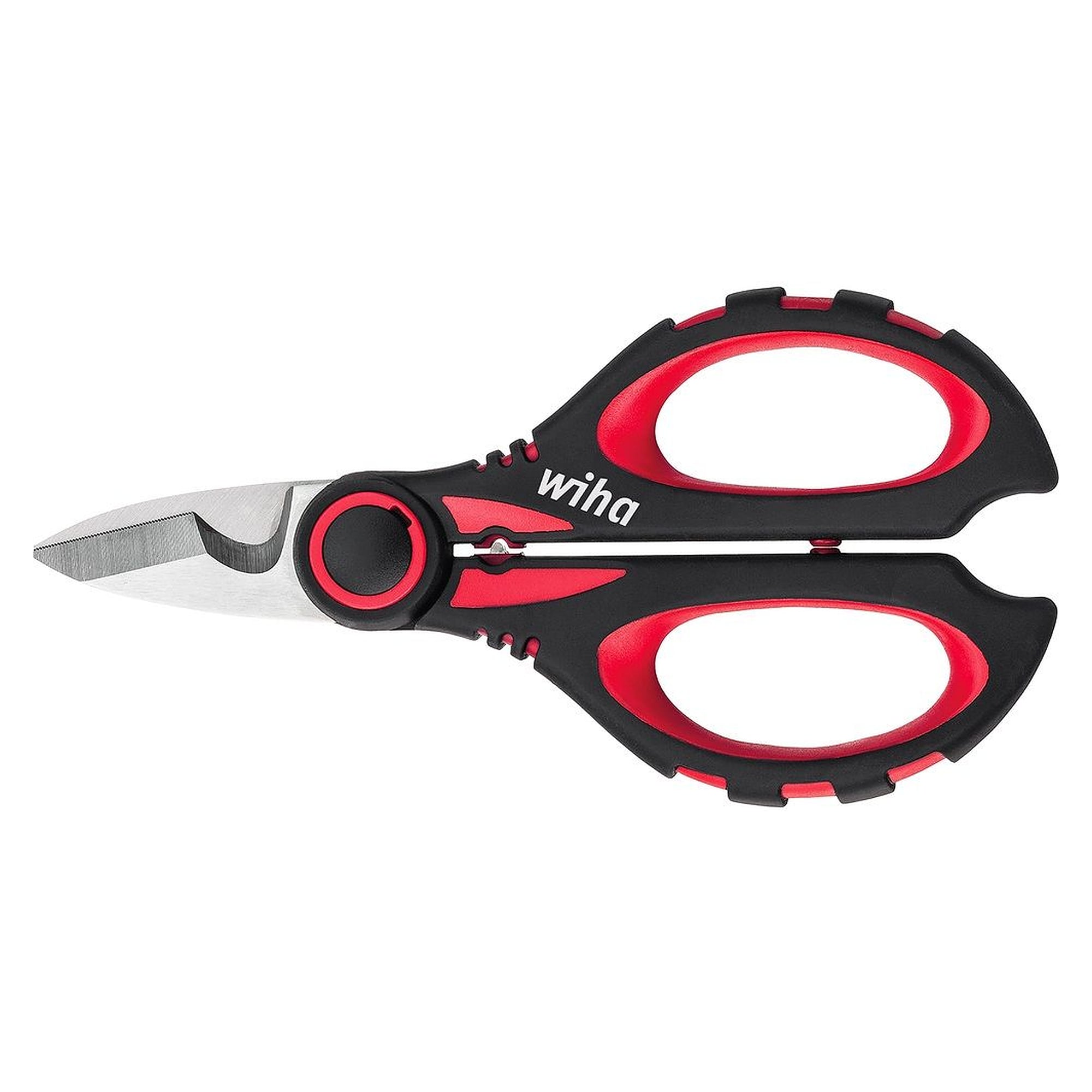 Ciseaux d'électricien avec fonction de sertissage 1-5 mm² 160 mm - Wiha 41923