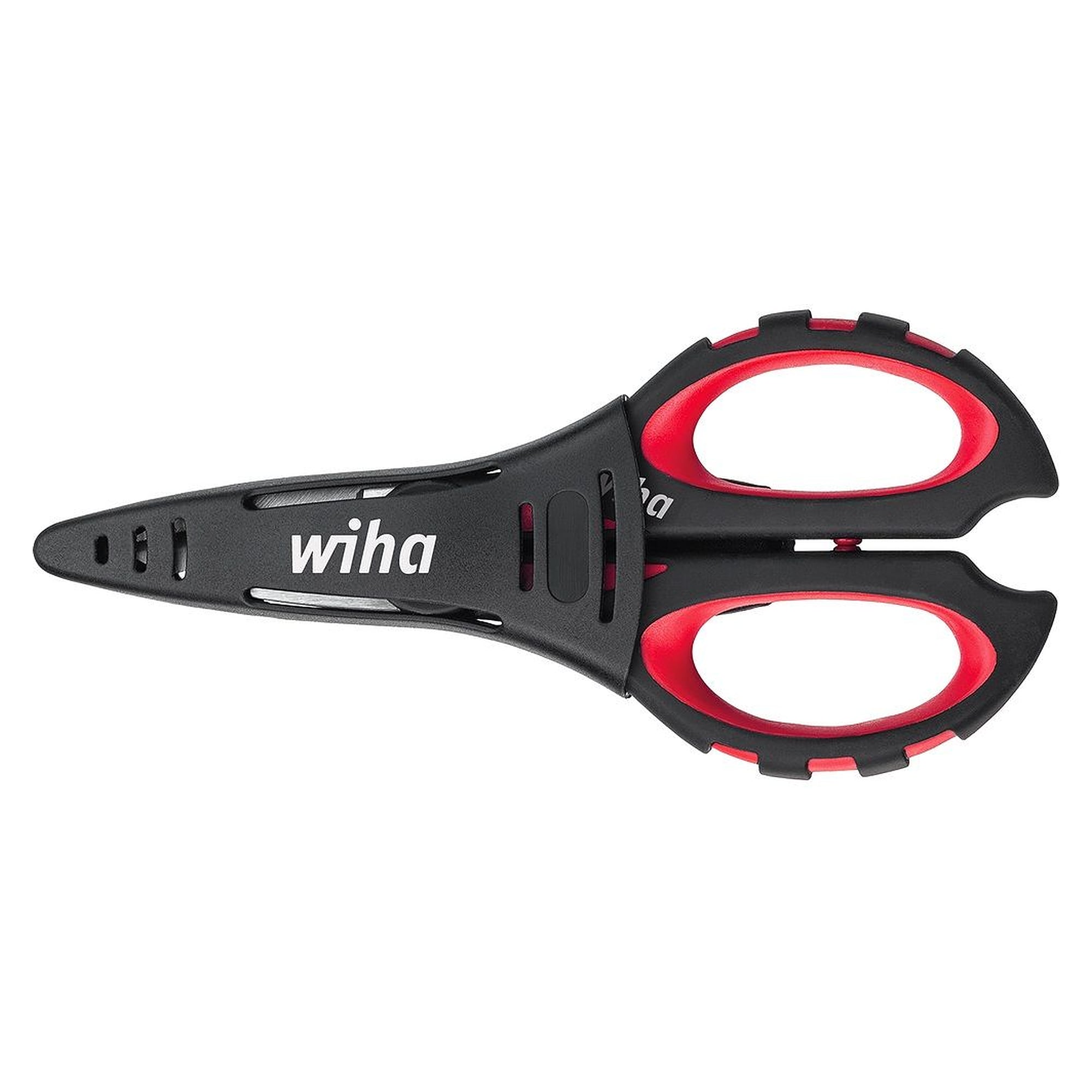 Ciseaux d'électricien avec fonction de sertissage 1-5 mm² 160 mm - Wiha 41923