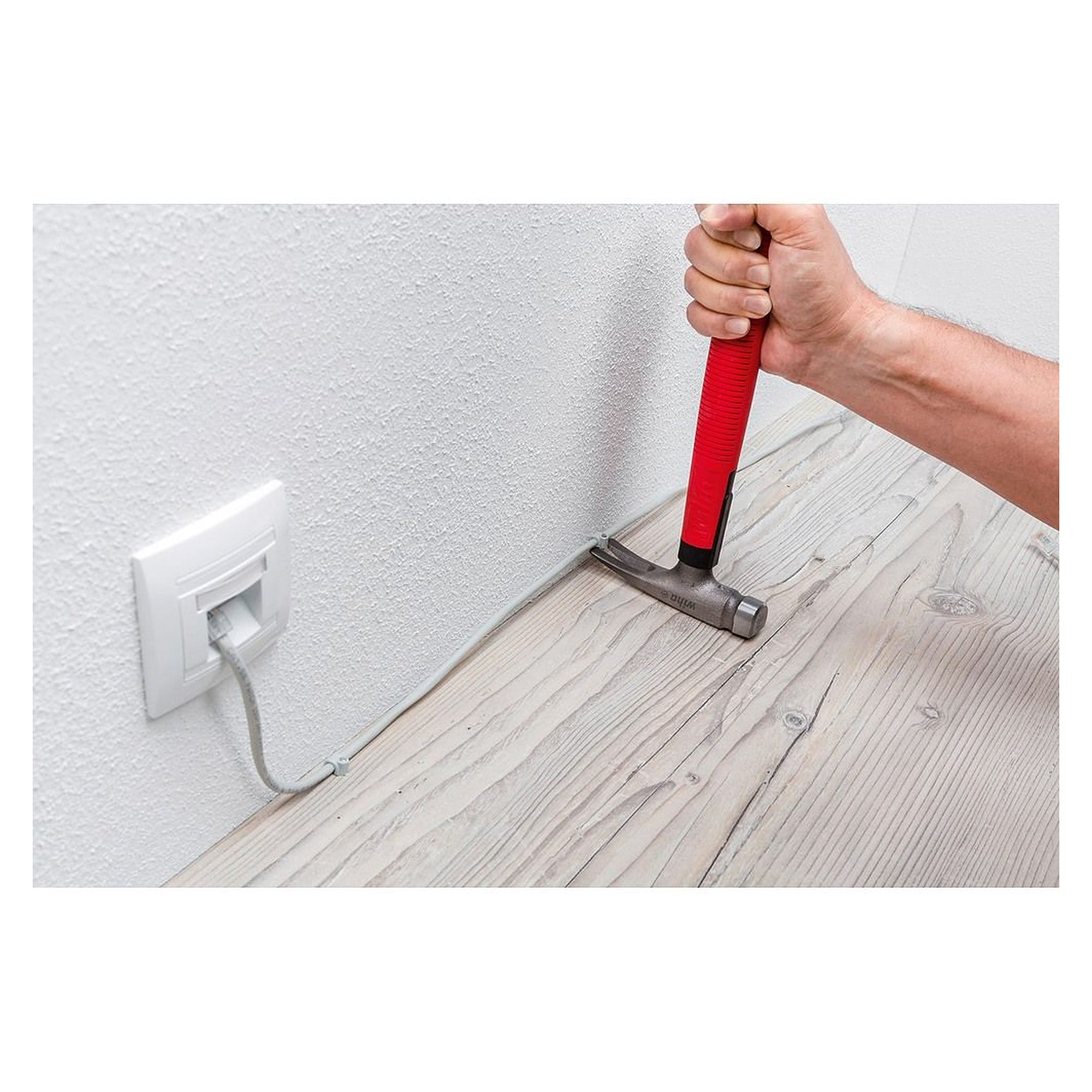 Elektriker Hammer 300 g Kugelkopf, U-förmige Schlagfläche, 283 mm - Wiha 42071