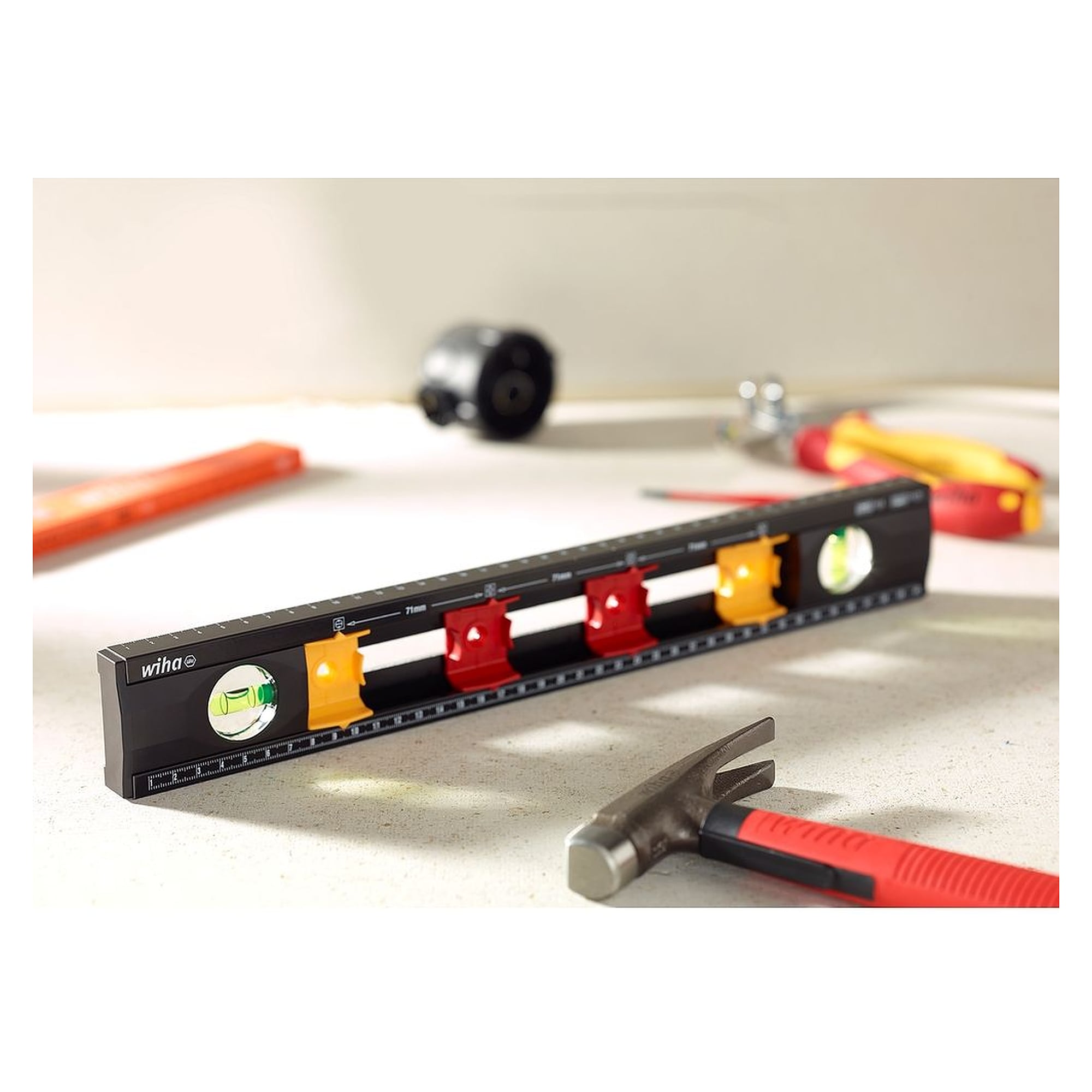 Elektriker Wasserwaage 40 cm, Breite 56 mm - Wiha 42074