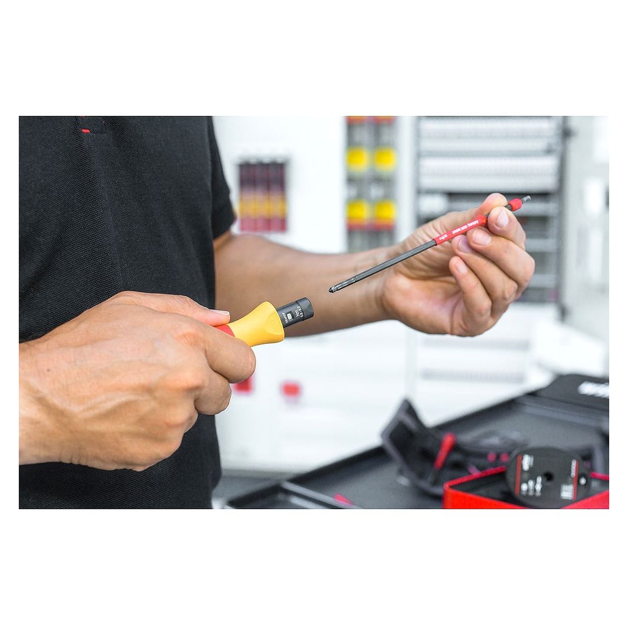 Drehmoment-Testgerät Torque QuickCheck Set 4-tlg. 2,8 Nm mit Box - Wiha 42086