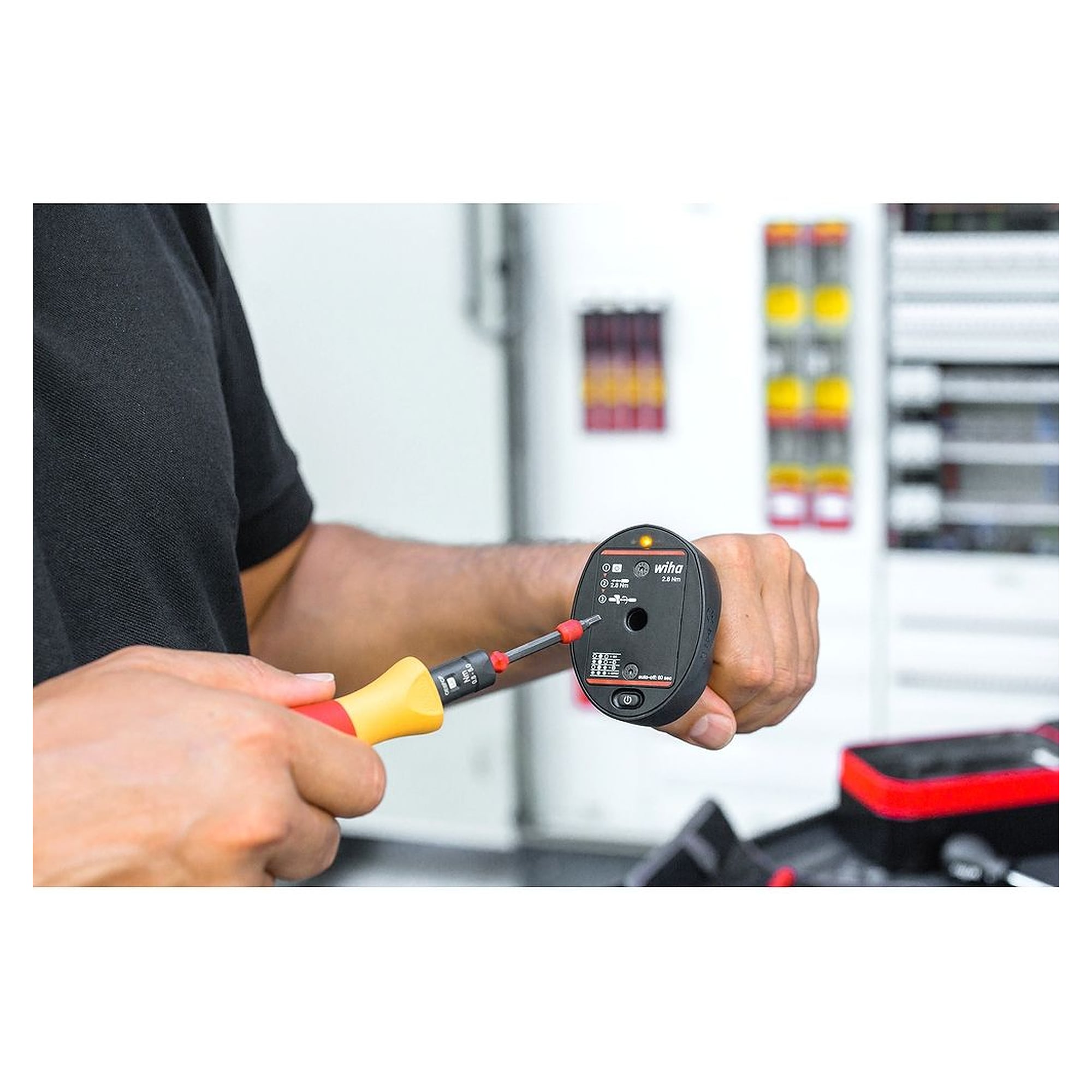 Drehmoment-Testgerät Torque QuickCheck Set 4-tlg. 2,8 Nm mit Box - Wiha 42086