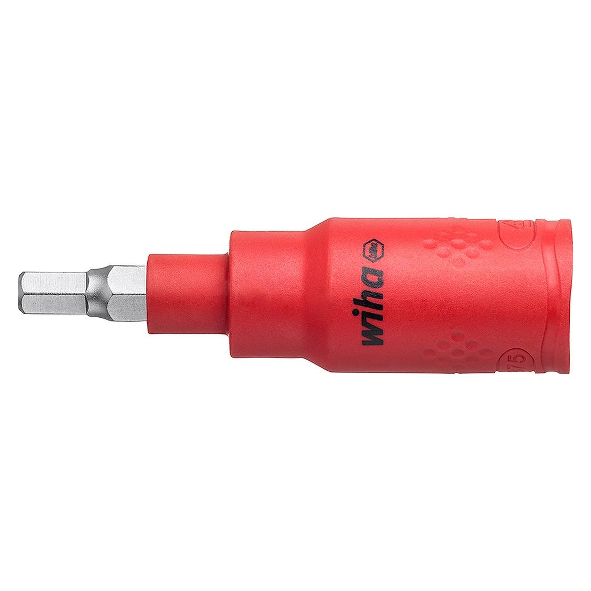 Umschaltknarren Set electric isoliert 3/8" 20-tlg. mit Druckknopf inkl. Tasche - Wiha 43023
