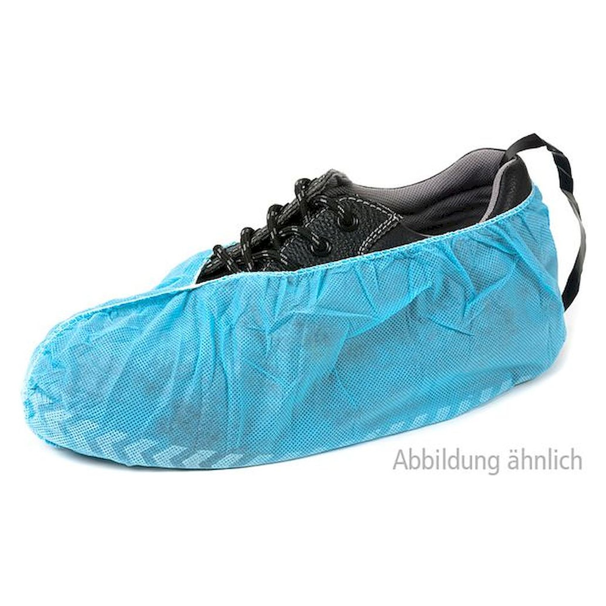 ESD disposable shoe covers for dispensers, blue, pack of 50 pairs