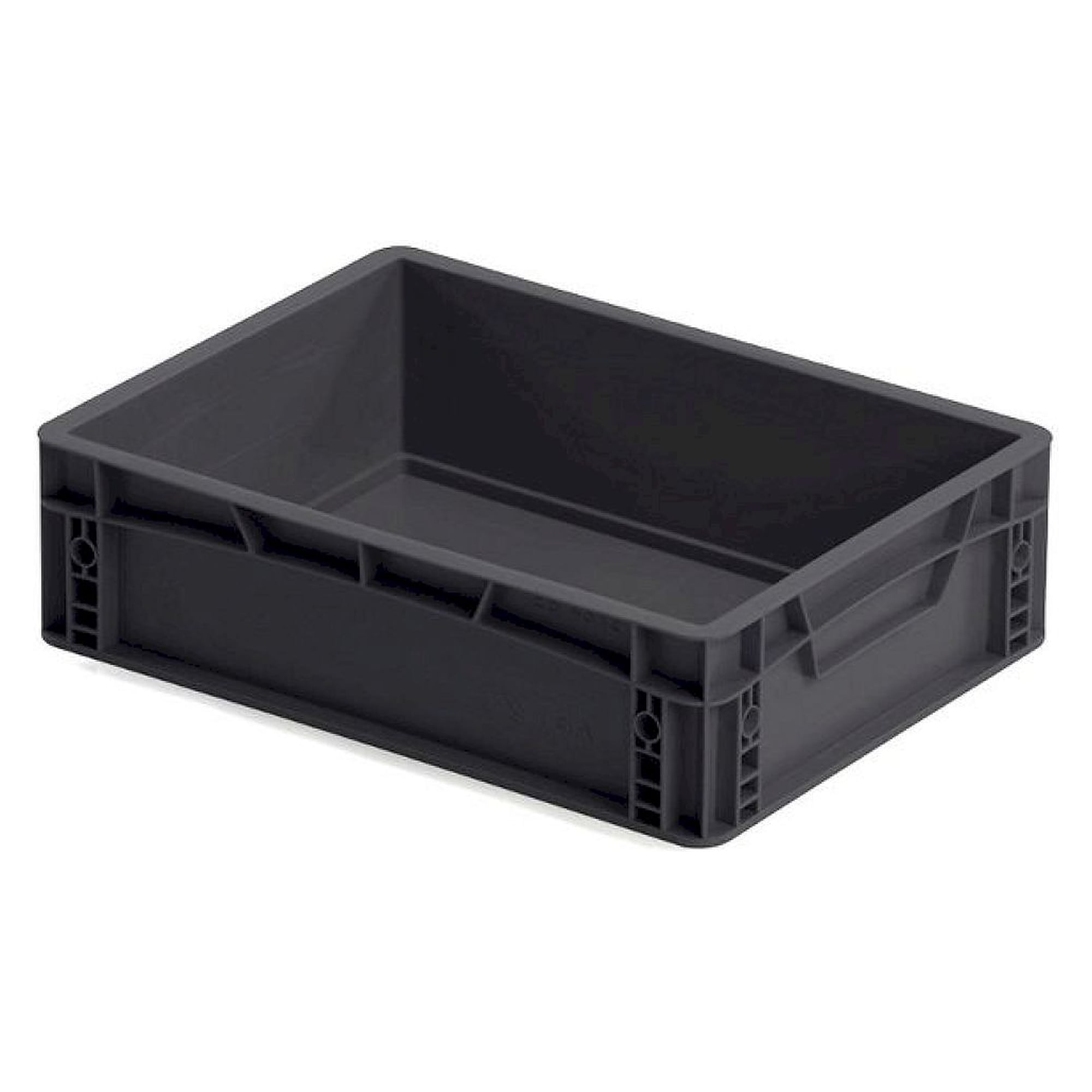 ESD container, black, 400 x 300 mm, various PU, various sizes