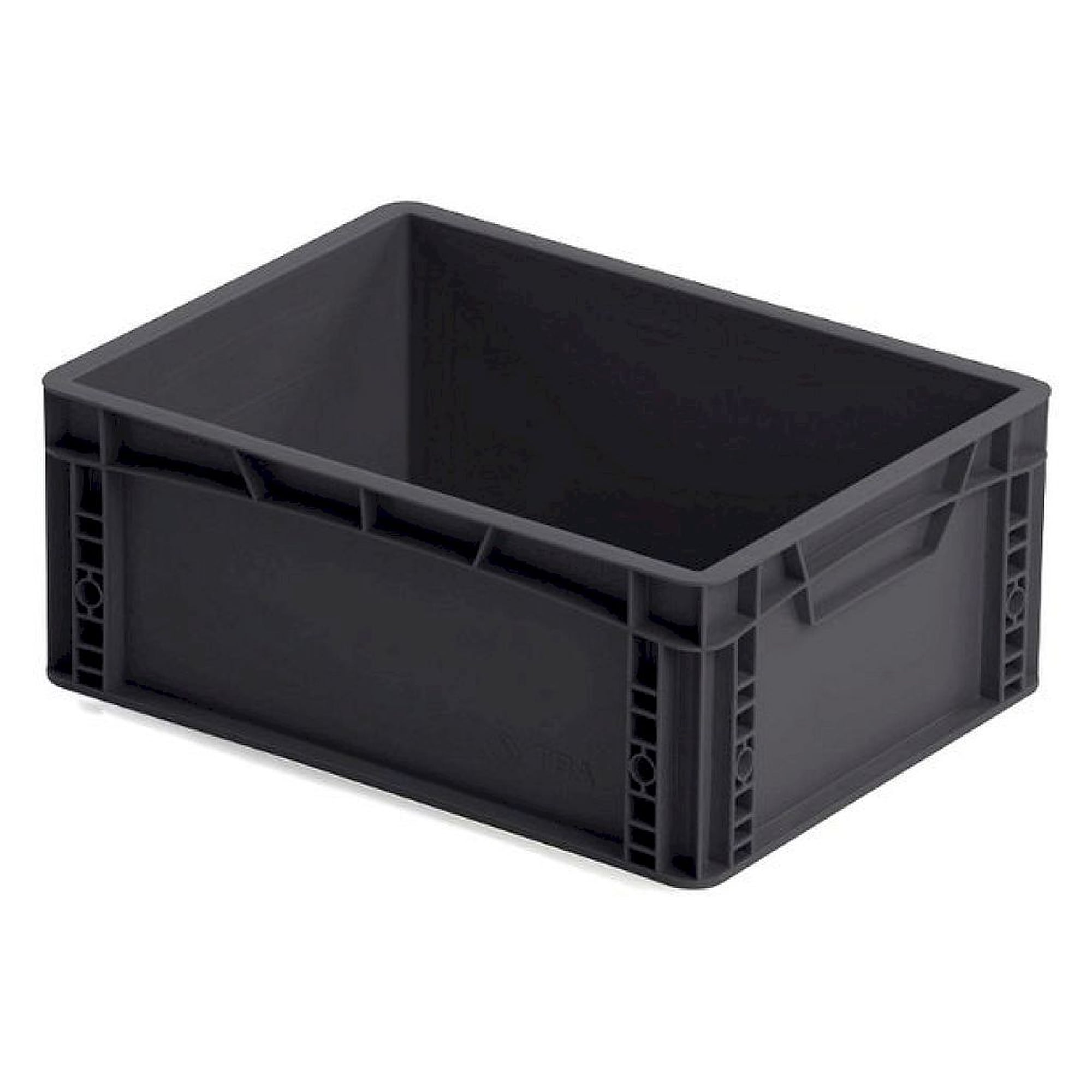 ESD container, black, 400x300x170 mm