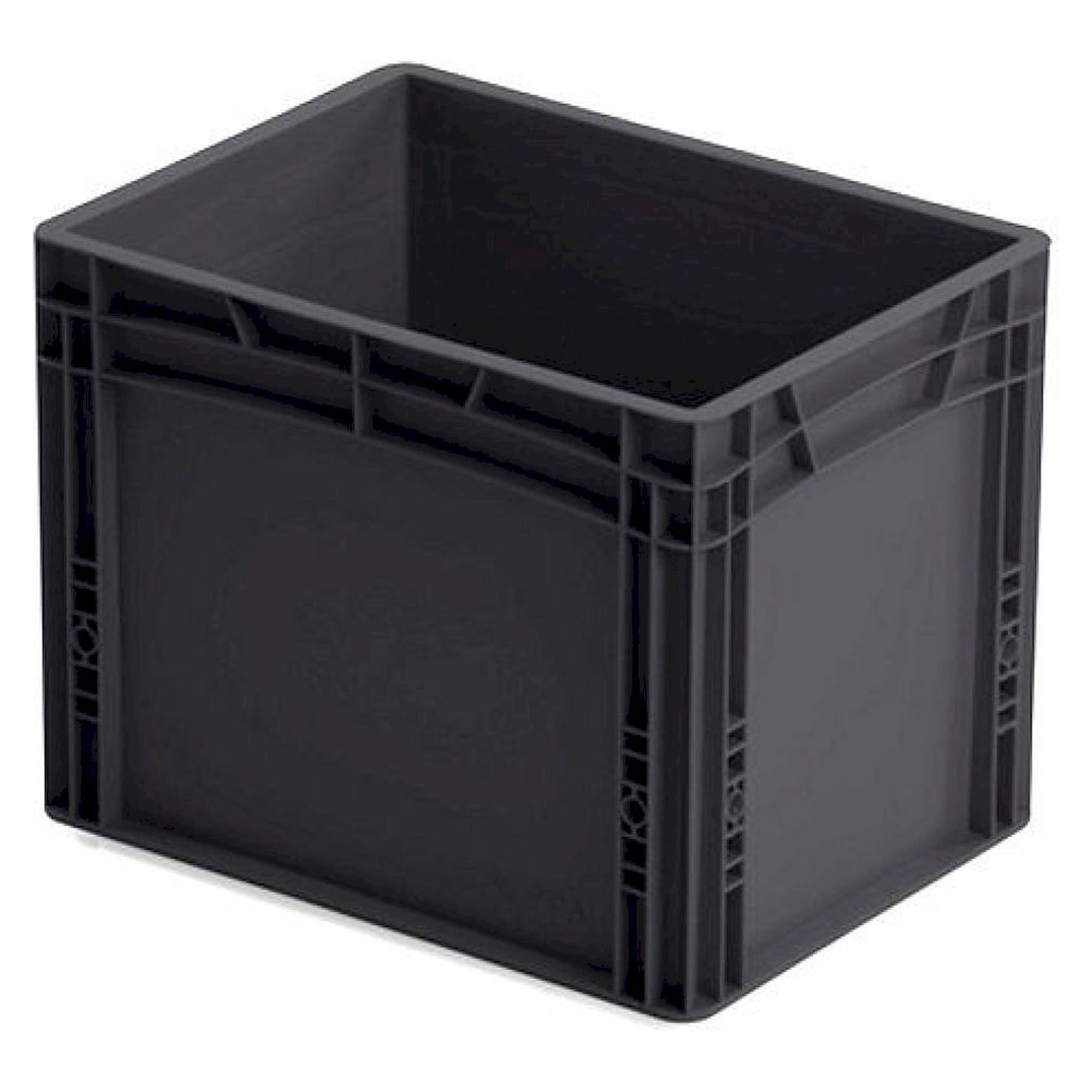 ESD container, black, 400 x 300 mm, various PU, various sizes