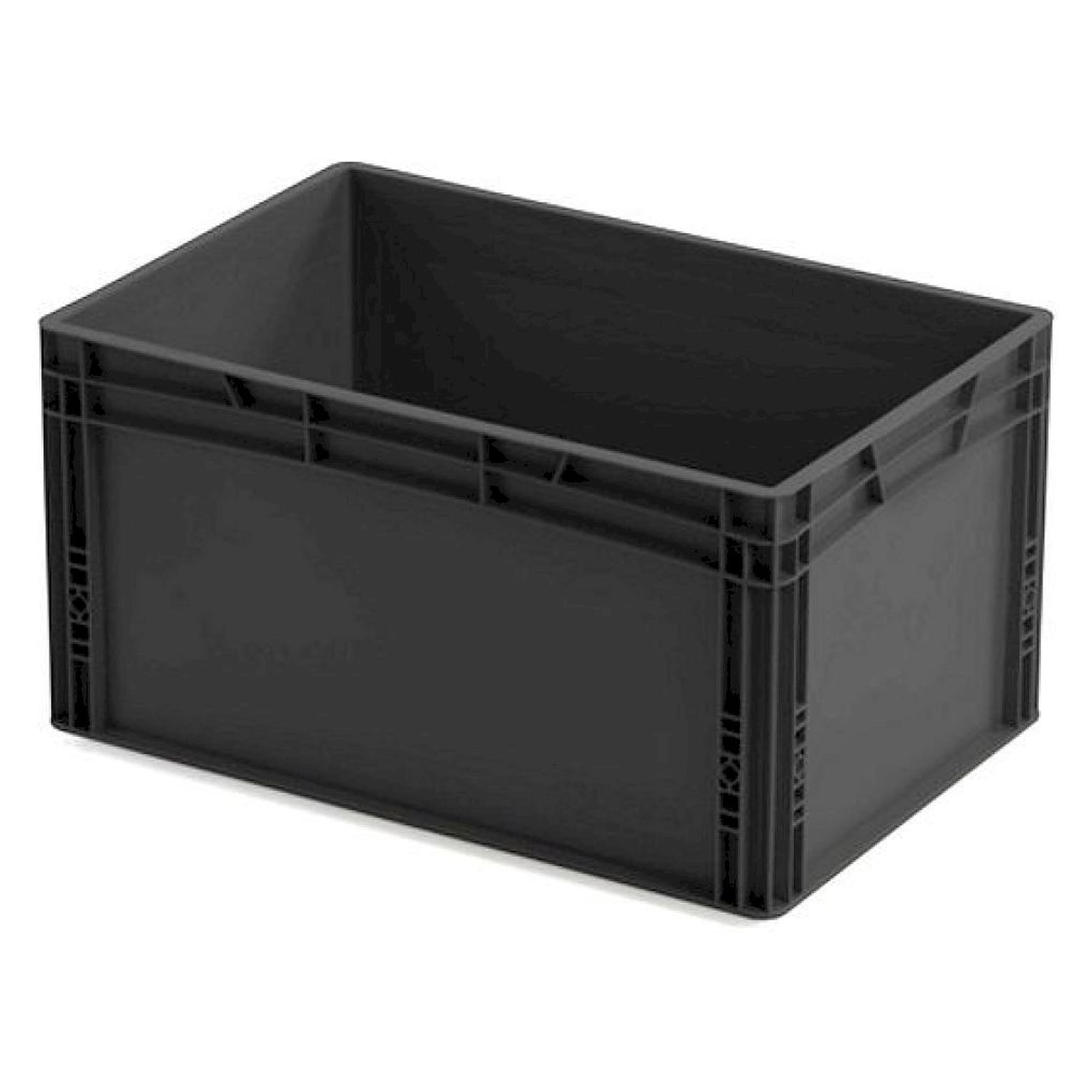 ESD container, black, 600x400x320 mm