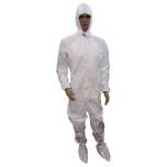 Cleanroom overall, white, size XL