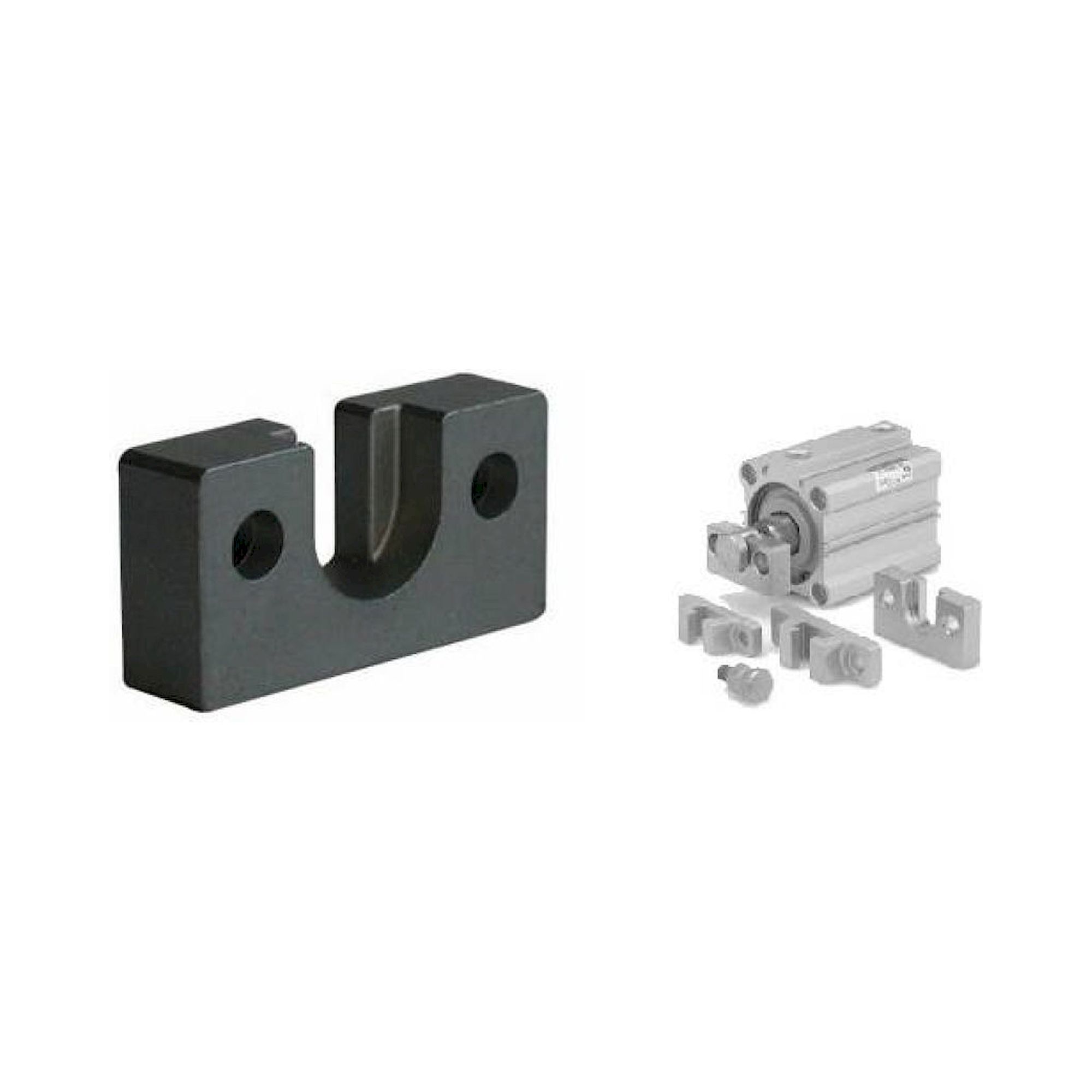 SMC YB-08. Joint and Type A & B Mounting Bracket